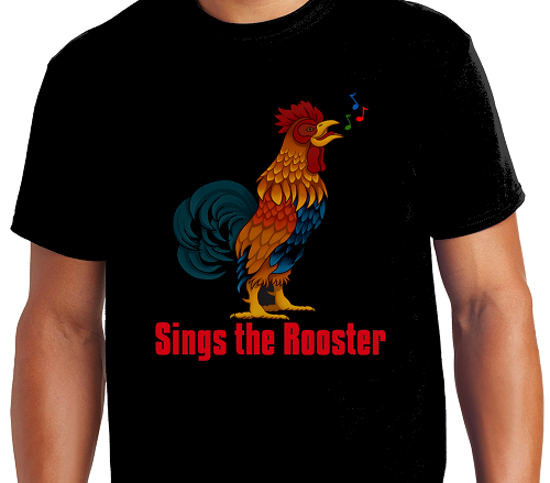 Sings the Rooster T-Shirt (Black)